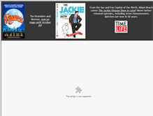 Tablet Screenshot of jackiegleason.com